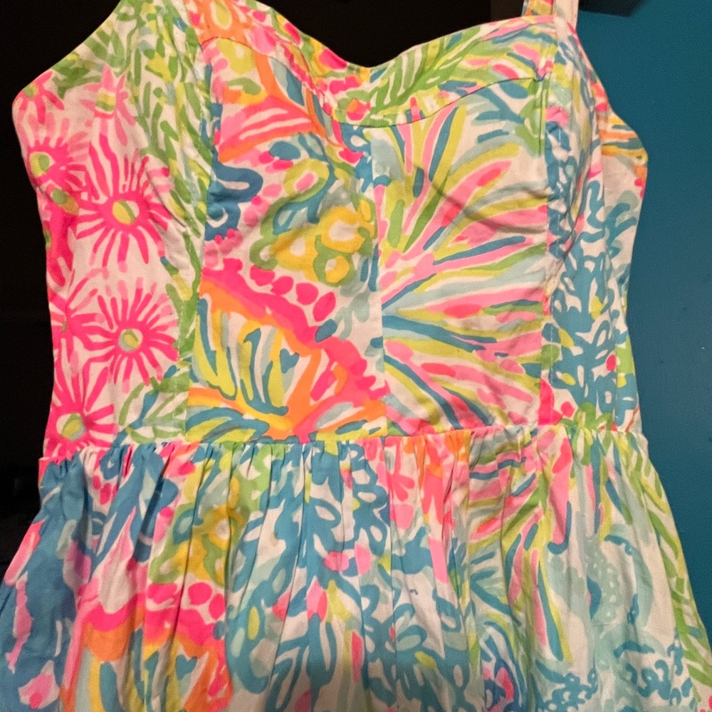 Lilly Pulitzer Pink and Green Dress - Picture 17 of 17